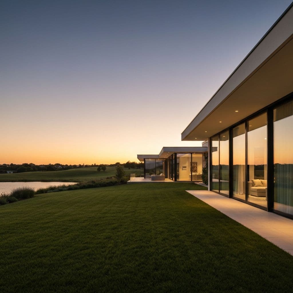 Beautiful modern home representing high-value properties