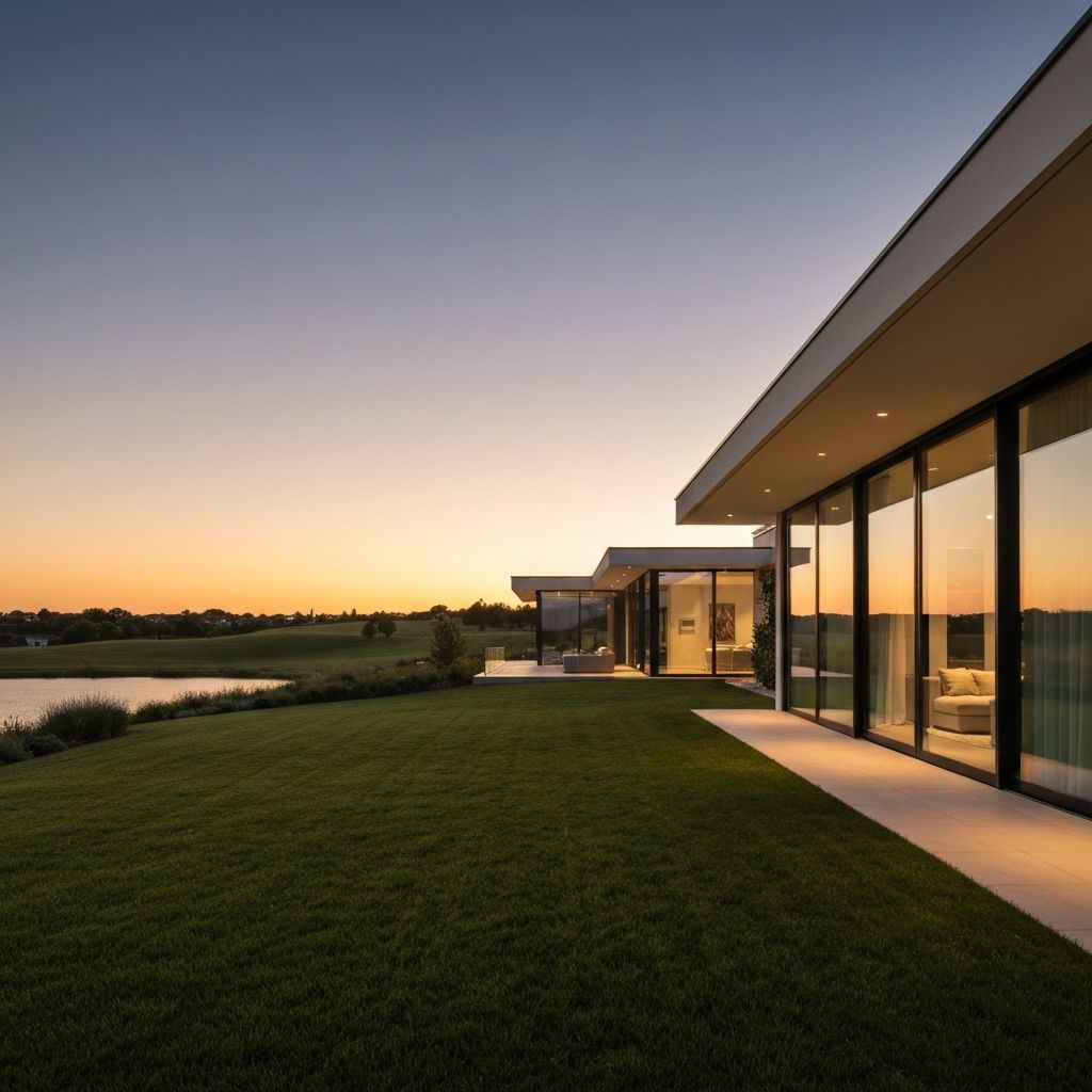 Beautiful modern home representing high-value properties